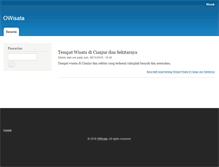Tablet Screenshot of owisata.com